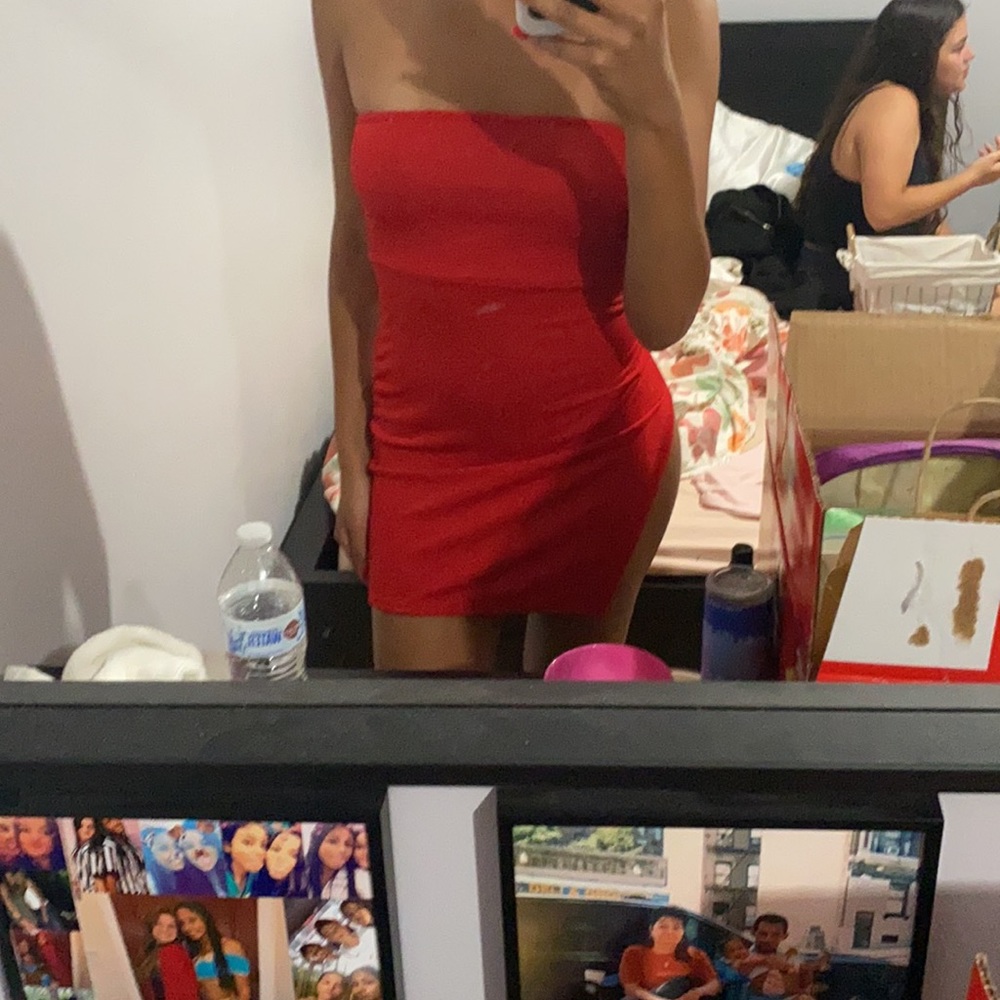 Red dress